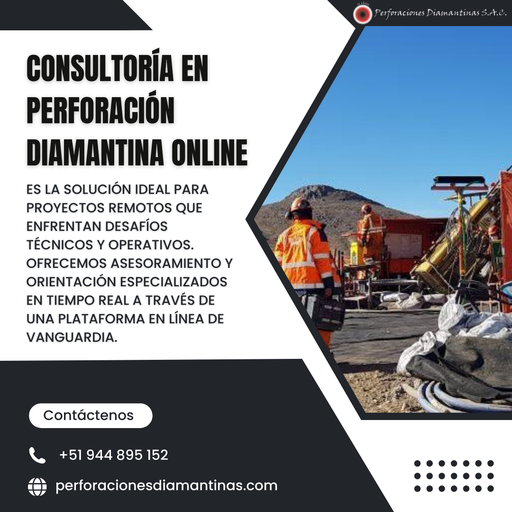 CONSULTORÍA EN PERFORACIÓN DIAMANTINA ONLINE