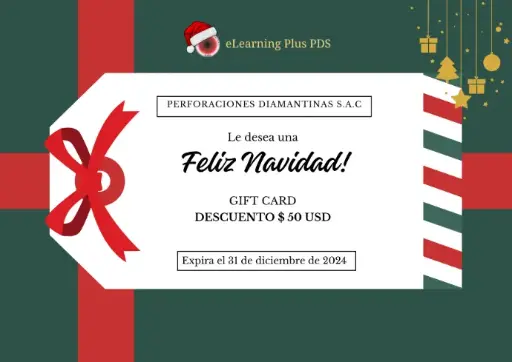 Tarjeta de regalo navideño PDS $50 USD