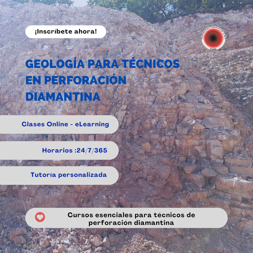 GEOLOGÍA PARA TÉCNICOS EN PERFORACIÓN DIAMANTINA