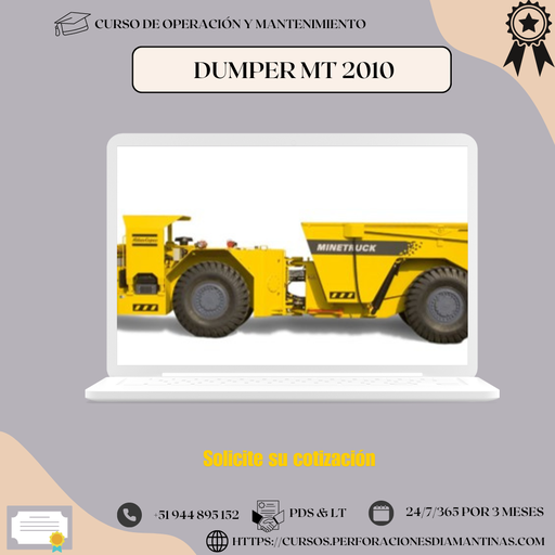 OPERACIÓN DE DUMPER MT 2010