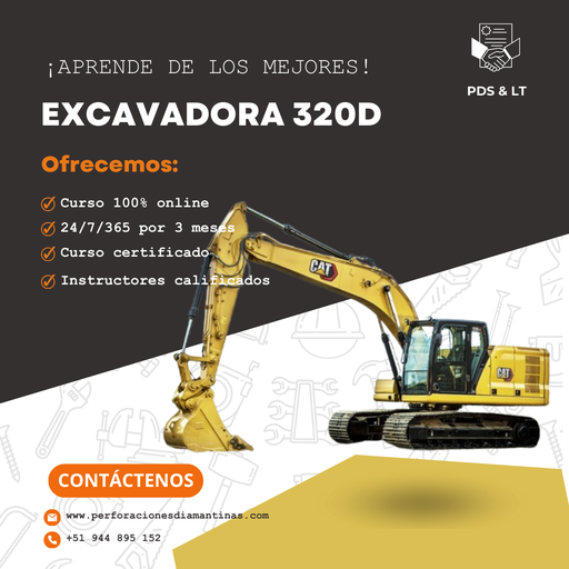 OPERACIÓN DE EXCAVADORA 320D